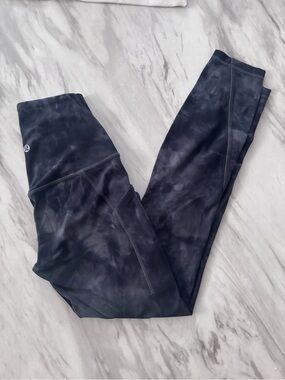 Lululemon Black Tie-Dye High-Align Rise Leggings size 2